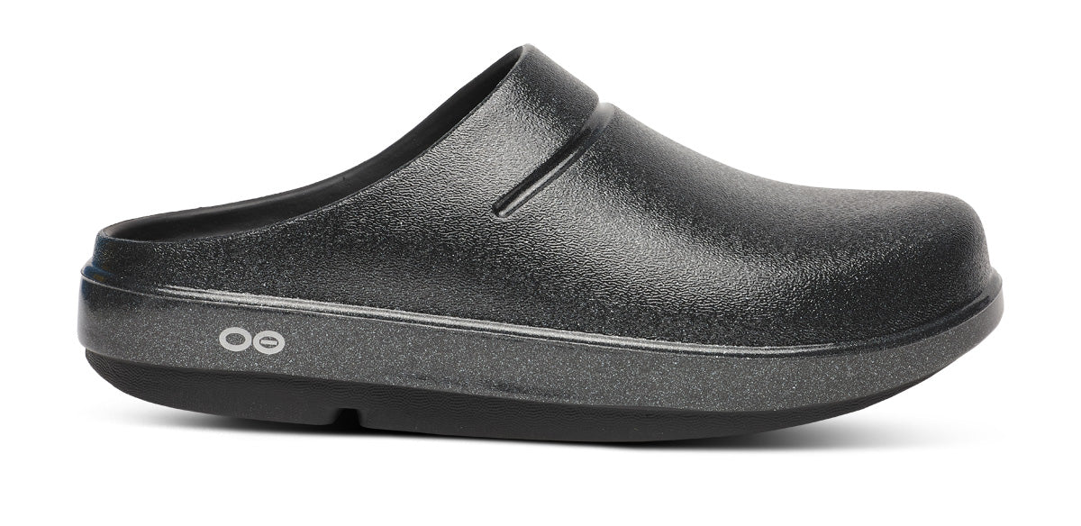Women's OOcloog Luxe Clog - Black Sparkle