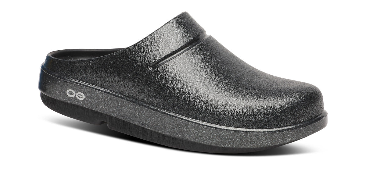 Women's OOcloog Luxe Clog - Black Sparkle
