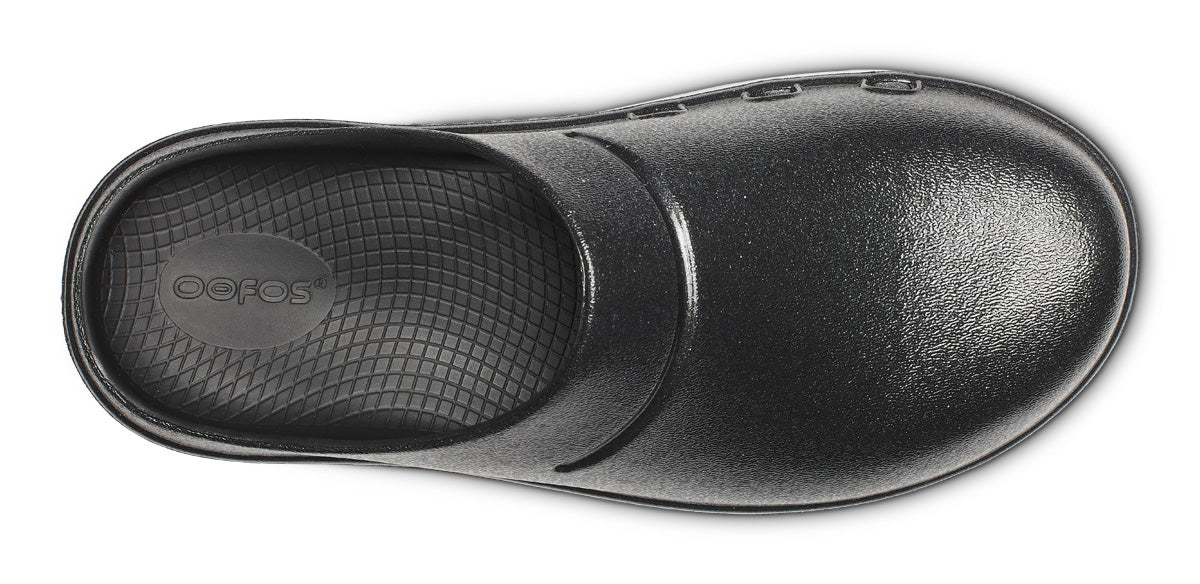Women's OOcloog Luxe Clog - Black Sparkle