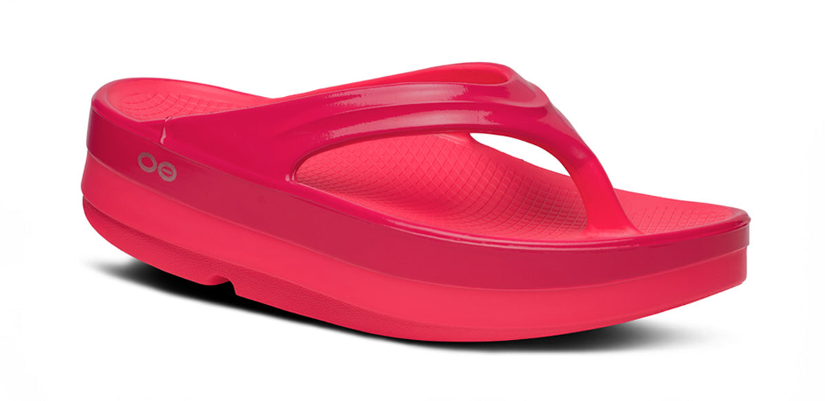 Women's OOmega OOlala Stacked Sandal - Neon Berry Punch
