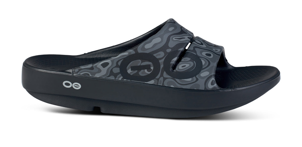 Men's OOahh Sport Slide Sandal - Black Water Camo
