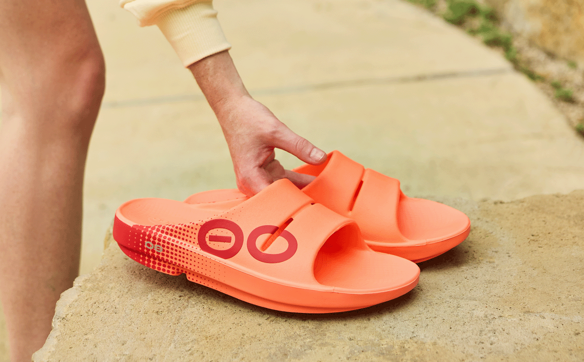 Women's OOahh Sport Slide Sandal - Sunburst Matrix