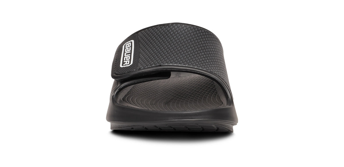 BAUER/OOFOS Men's OOahh Sport Flex Sandal – Black