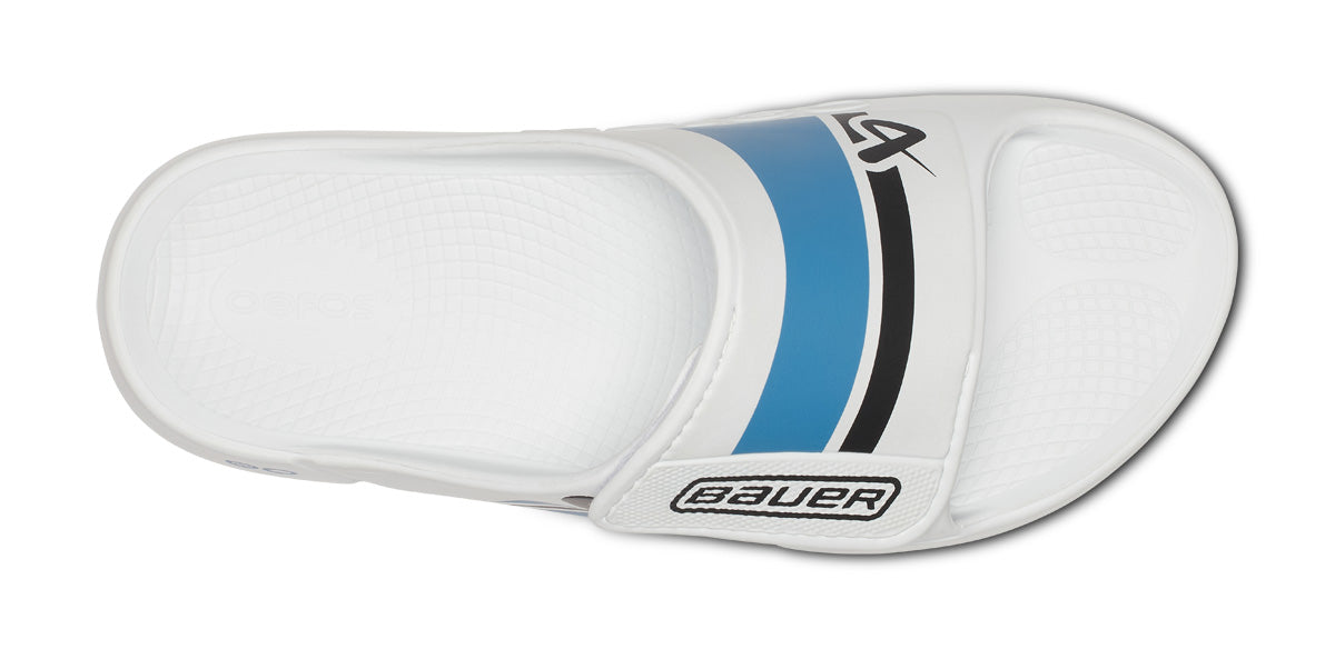 BAUER/OOFOS Women's OOahh Sport Flex Sandal – White