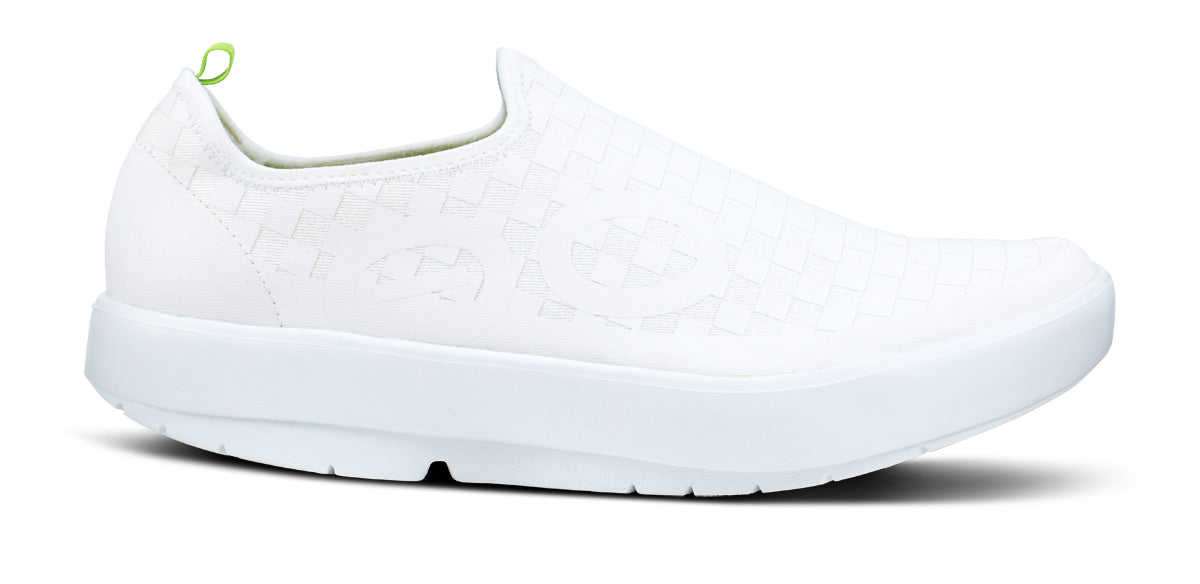 Men's OOmg eeZee Low Shoe - White Checker (SALE)