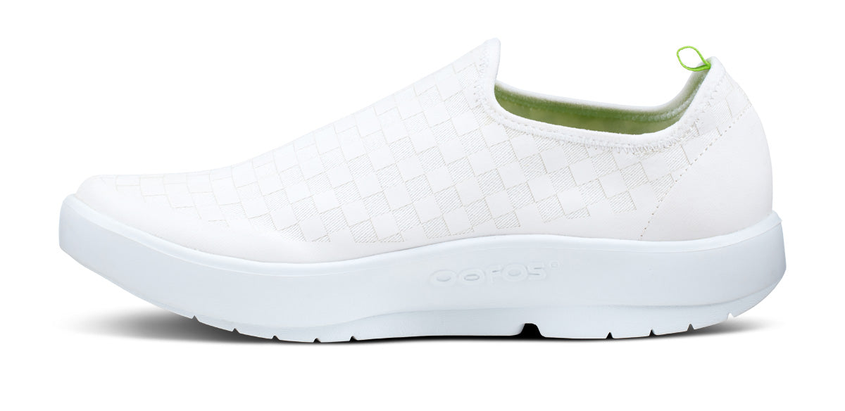 Men's OOmg eeZee Low Shoe - White Checker (SALE)