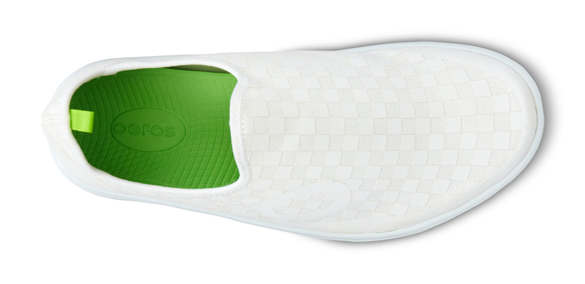 Men's OOmg eeZee Low Shoe - White Checker (SALE)