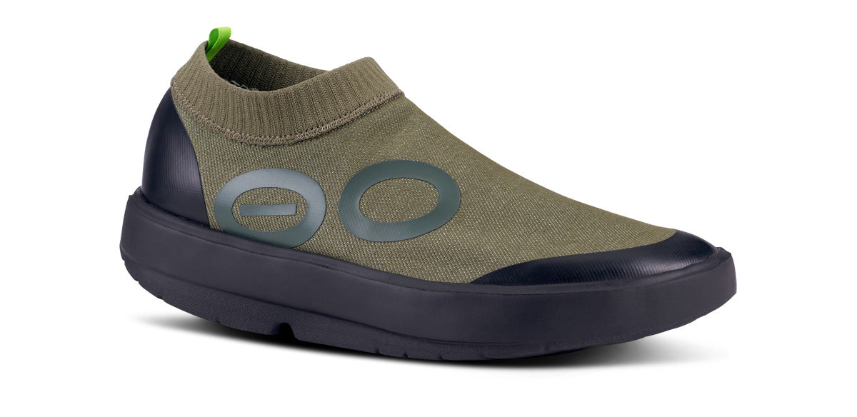 Men's OOmg eeZee Mid Shoe - Black & Green (SALE)