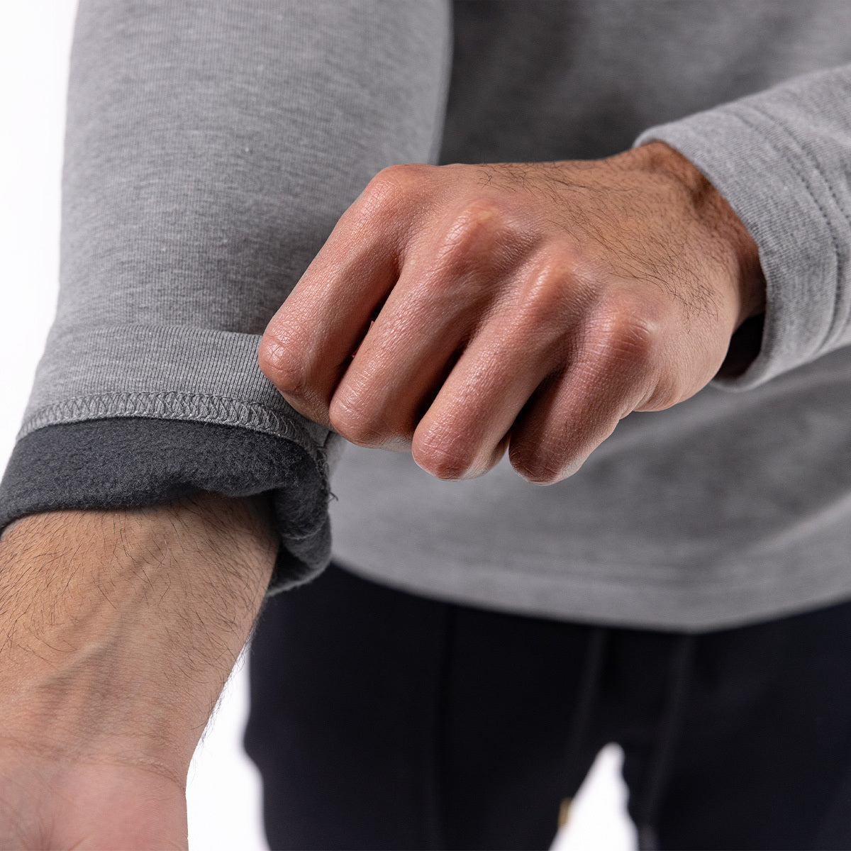 Men's cOOl down ¼ Zip - Gray Heather